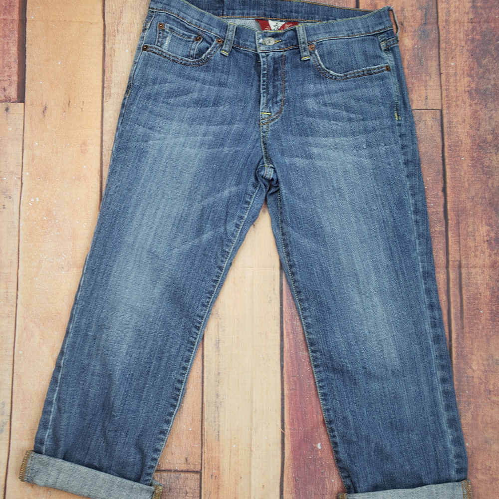 Lucky Brand Jeans Crop Med wash Jeans size 6/28